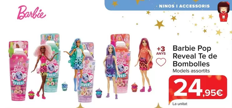 Oferta de Barbie - Pop Reveal Te De Burbujas por 24,95€ en Carrefour