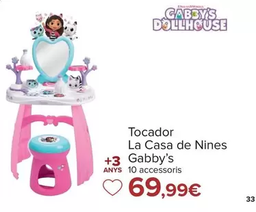 Oferta de Gabby's - Tocador  La Casa De Munecas por 69,99€ en Carrefour