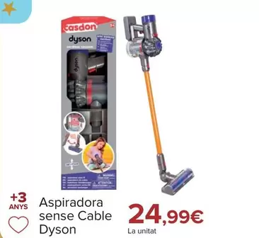 Oferta de Dyson - Aspirador Sin Cable  por 24,99€ en Carrefour