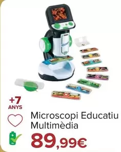 Oferta de Microscopio Educativo Multimedia por 89,99€ en Carrefour