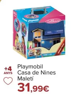 Oferta de Playmobil  - Casa De Munecas Maletin por 31,99€ en Carrefour