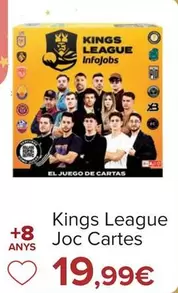 Oferta de Kings League Juego Cartas por 19,99€ en Carrefour