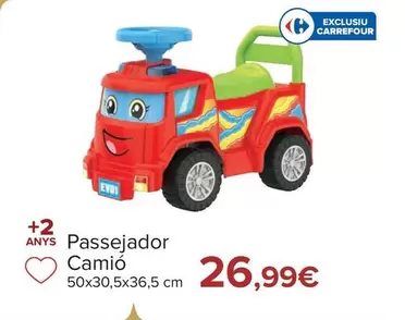 Oferta de Correpasillos Camión por 26,99€ en Carrefour