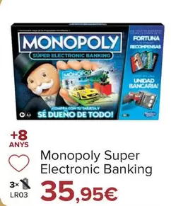 Oferta de Monopoly - Super Electronic Banking por 35,95€ en Carrefour