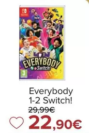 Oferta de Nintendo SWITCH  - Everybody 1-2 Switch! por 22,9€ en Carrefour