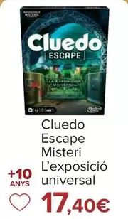 Oferta de Cluedo - Espape Misterio La Exposicion Universal por 17,4€ en Carrefour