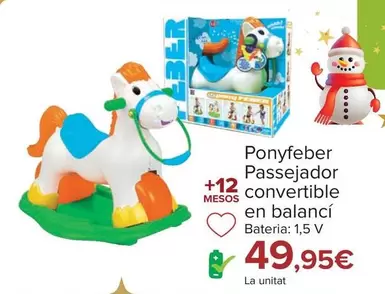 Oferta de Ponyfeber Correpasillos Convertible En Balancin  por 49,95€ en Carrefour