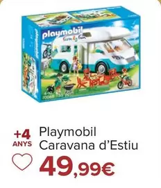 Oferta de Playmobil - Caravana De Verano por 49,99€ en Carrefour