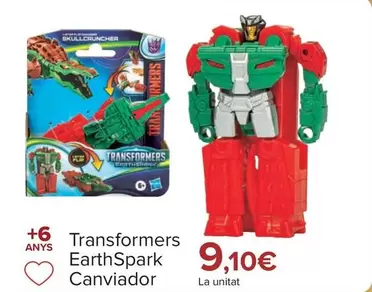 Oferta de Transformers Earthpark Cambiador por 9,1€ en Carrefour