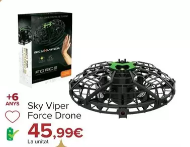 Oferta de Sky Viper - Force Drone por 45,99€ en Carrefour