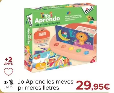 Oferta de Yo Aprendo Mis Primeras Letras por 29,95€ en Carrefour