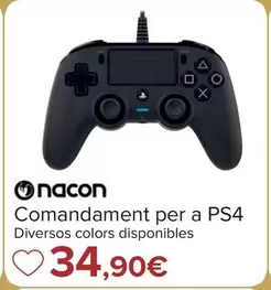 Oferta de Nacon - Mando Para Ps4 por 34,9€ en Carrefour