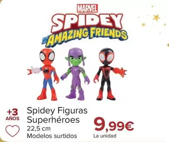 Oferta de Marvel - Spidey Figuras Superhéroes por 9,99€ en Carrefour