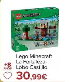 Oferta de LEGO - Minecraft La Fortaleza-Lobo Castillo por 30,99€ en Carrefour