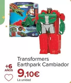 Oferta de Transformers - Earthpark Cambiador por 9,1€ en Carrefour