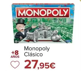 Oferta de Monopoly - Clásico  por 27,95€ en Carrefour