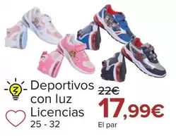 Oferta de Deportivos Con Luz Licencias por 17,99€ en Carrefour