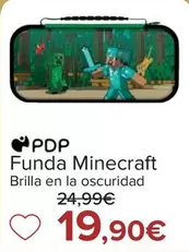 Oferta de PDP - Funda Minecraft por 19,9€ en Carrefour