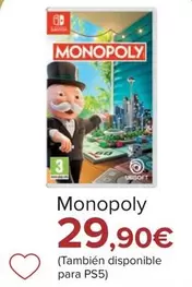 Oferta de Nintendo SWITCH - Monopoly  por 29,9€ en Carrefour