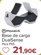 Oferta de PowerA - Base De Carga DualSense por 21,9€ en Carrefour