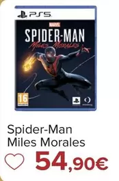 Oferta de Insomniac - Spider-Man Miles Morales por 54,9€ en Carrefour