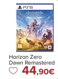 Oferta de Guerilla - Horizon Zero Dawn Remastered por 44,9€ en Carrefour