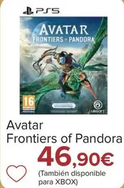 Oferta de Ubisoft - Avatar Frontiers Of Pandora  por 46,9€ en Carrefour