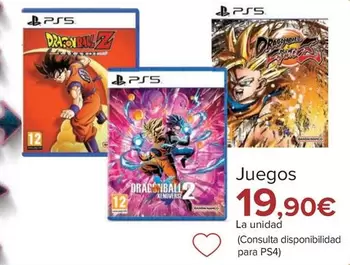 Oferta de Bandai Namco - Juegos por 19,9€ en Carrefour