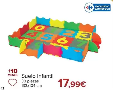 Oferta de Suelo Infantil por 17,99€ en Carrefour