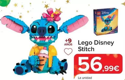 Oferta de LEGO - Disney Stitch por 56,99€ en Carrefour