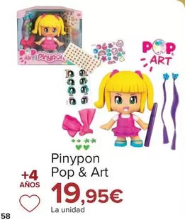 Oferta de PinyPon - Pop & Art por 19,95€ en Carrefour