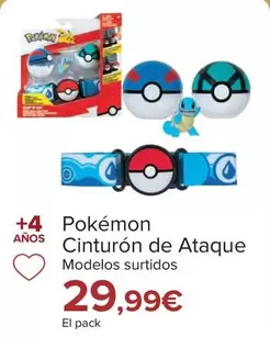 Oferta de Pokemon - Cinturon De Ataque por 29,99€ en Carrefour