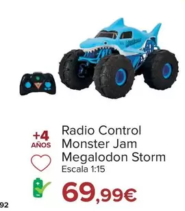 Oferta de Monster Jam - Radio Control Megalodon Storm por 69,99€ en Carrefour