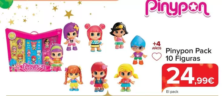 Oferta de PinyPon - Pack 10 Figuras por 24,99€ en Carrefour