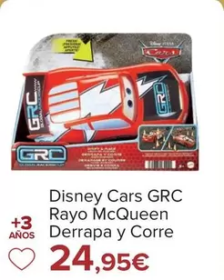 Oferta de Cars - Disney Grc Rayo Mcqueen Derrapa Y Corre por 24,95€ en Carrefour