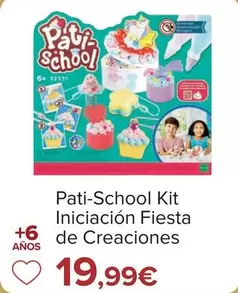 Oferta de Pati-school - Kit Iniciacion Fiesta De Creaciones por 19,99€ en Carrefour