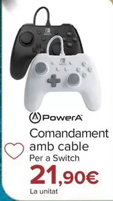 Oferta de Powera - Mando Con Cable por 21,9€ en Carrefour