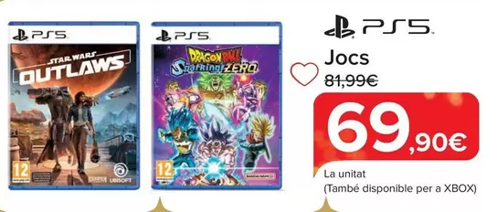 Oferta de Juegos por 69,9€ en Carrefour