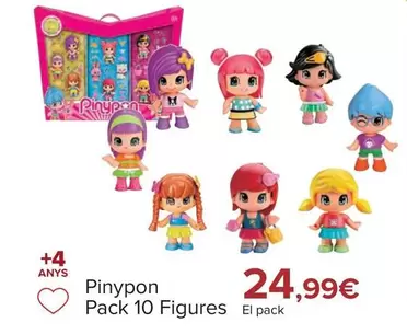 Oferta de PinyPon - Pack 10 Figuras por 24,99€ en Carrefour