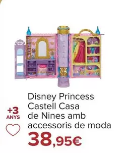 Oferta de Disney - Princess Castillo Casa De Muñecas Con Accesorios De Moda por 38,95€ en Carrefour