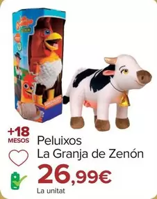 Oferta de La Granja De Zenón - Peluches por 26,99€ en Carrefour