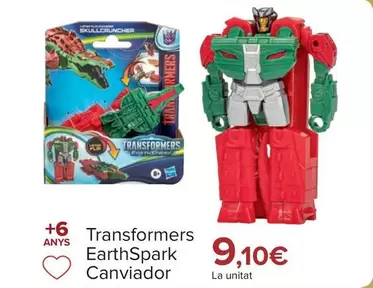 Oferta de Transformers - Earthpark Cambiador por 9,1€ en Carrefour