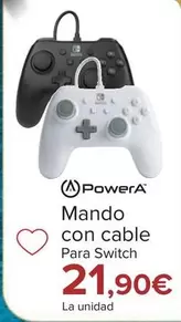 Oferta de Powera - Mando Con Cable por 21,9€ en Carrefour