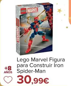 Oferta de LEGO - Marvel Figura Para Construir Iron Spider-Man por 30,99€ en Carrefour