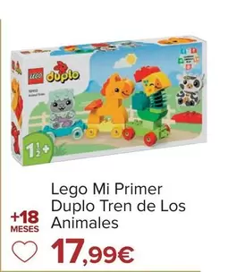 Oferta de LEGO - Mi Primer Duplo Tren De Los Animales  por 17,99€ en Carrefour