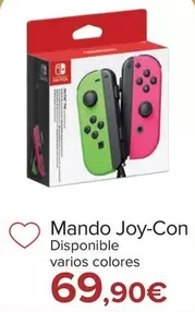 Oferta de Mando Joy-Con por 69,9€ en Carrefour