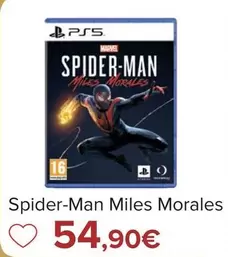 Oferta de Sony - Spider-man Miles Morales por 54,9€ en Carrefour