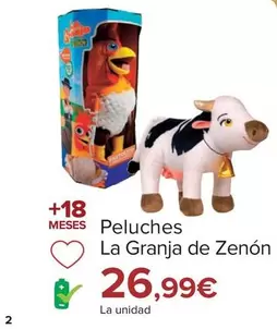 Oferta de La Granja De Zenón - Peluches  por 26,99€ en Carrefour