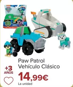 Oferta de Paw Patrol - Vehículo Clásico por 14,99€ en Carrefour