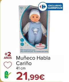 Oferta de Aimantine - Muñeco Habla Cariño por 21,99€ en Carrefour